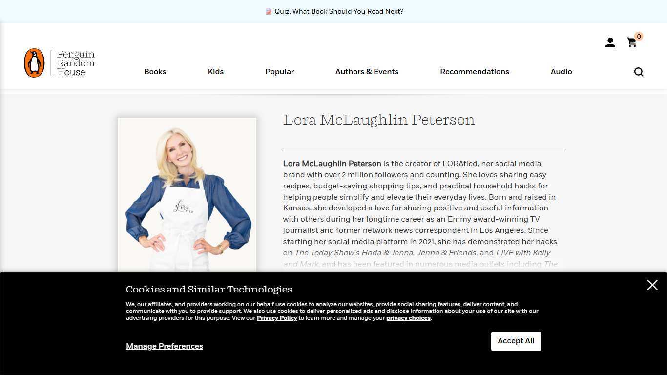 Lora McLaughlin Peterson | Penguin Random House